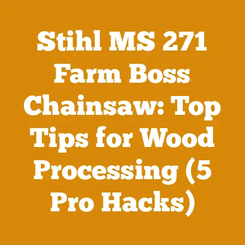 Stihl MS 271 Farm Boss Chainsaw: Top Tips for Wood Processing (5 Pro Hacks)