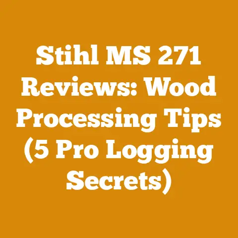 Stihl MS 271 Reviews: Wood Processing Tips (5 Pro Logging Secrets)