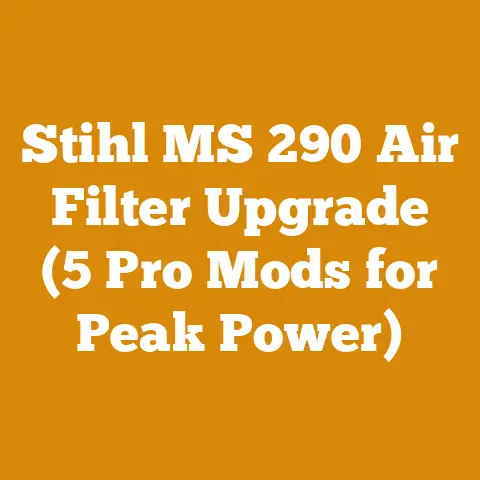 Stihl MS 290 Air Filter Upgrade (5 Pro Mods for Peak Power)