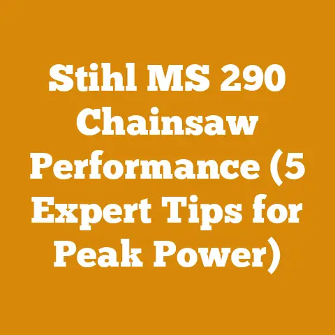 Stihl MS 290 Chainsaw Performance (5 Expert Tips for Peak Power)