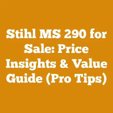 Stihl MS 290 for Sale: Price Insights & Value Guide (Pro Tips)
