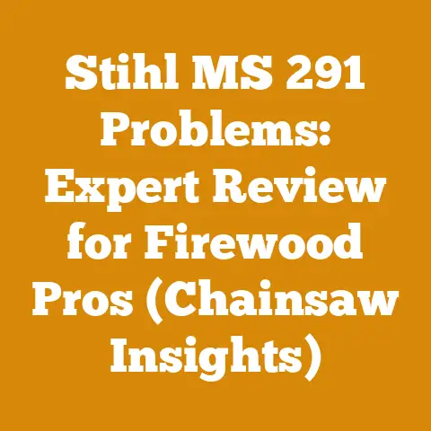 Stihl MS 291 Problems: Expert Review for Firewood Pros (Chainsaw Insights)