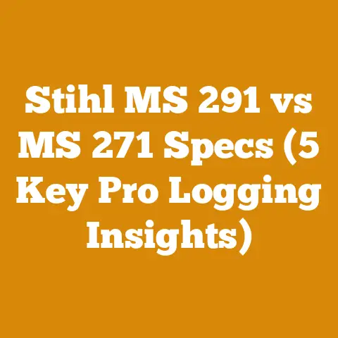 Stihl MS 291 vs MS 271 Specs (5 Key Pro Logging Insights)