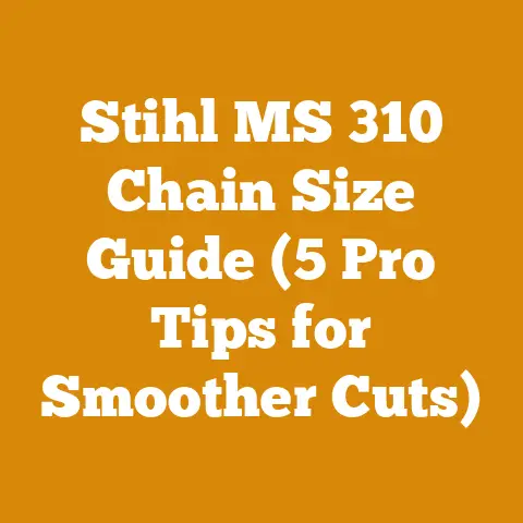 Stihl MS 310 Chain Size Guide (5 Pro Tips for Smoother Cuts)
