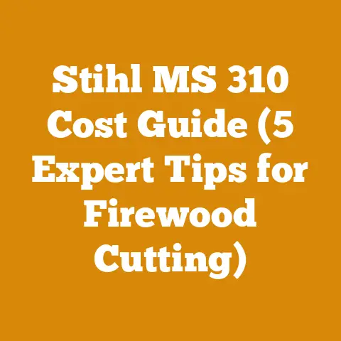 Stihl MS 310 Cost Guide (5 Expert Tips for Firewood Cutting)