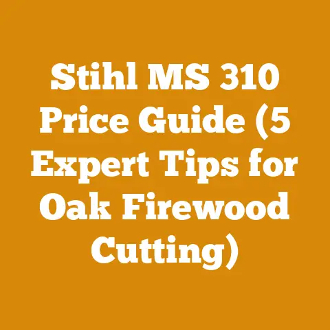Stihl MS 310 Price Guide (5 Expert Tips for Oak Firewood Cutting)