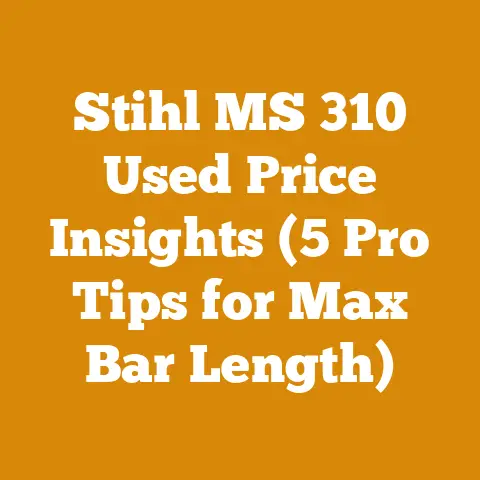 Stihl MS 310 Used Price Insights (5 Pro Tips for Max Bar Length)