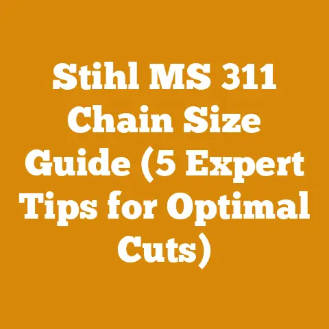 Stihl MS 311 Chain Size Guide (5 Expert Tips for Optimal Cuts)