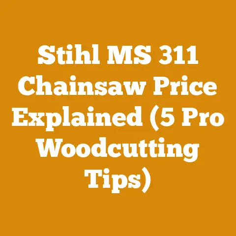 Stihl MS 311 Chainsaw Price Explained (5 Pro Woodcutting Tips)