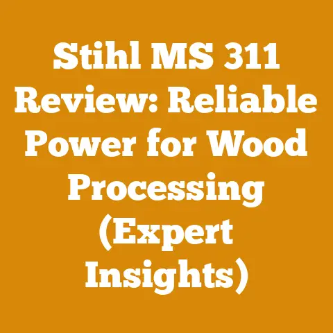 Stihl MS 311 Review: Reliable Power for Wood Processing (Expert Insights)