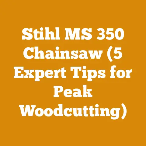 Stihl MS 350 Chainsaw (5 Expert Tips for Peak Woodcutting)