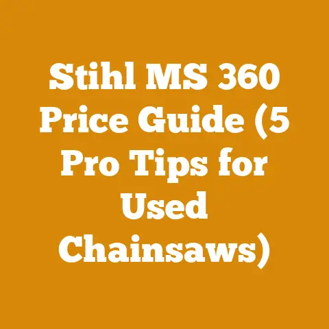 Stihl MS 360 Price Guide (5 Pro Tips for Used Chainsaws)