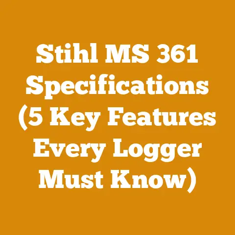 Stihl MS 361 Specifications (5 Key Features Every Logger Must Know)