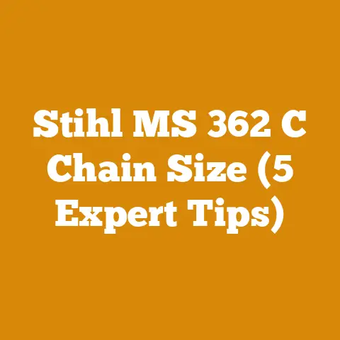 Stihl MS 362 C Chain Size (5 Expert Tips)