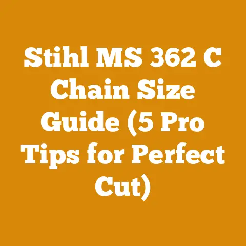 Stihl MS 362 C Chain Size Guide (5 Pro Tips for Perfect Cut)