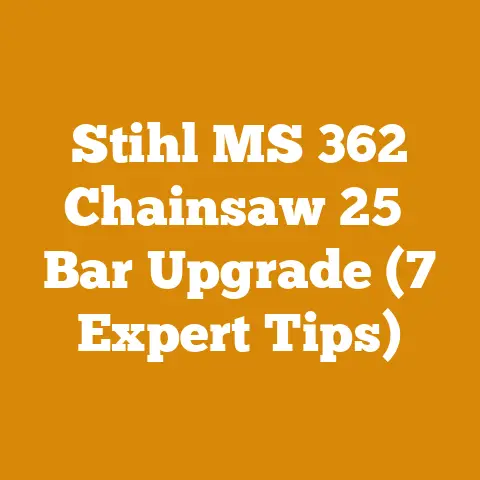 Stihl MS 362 Chainsaw 25″ Bar Upgrade (7 Expert Tips)