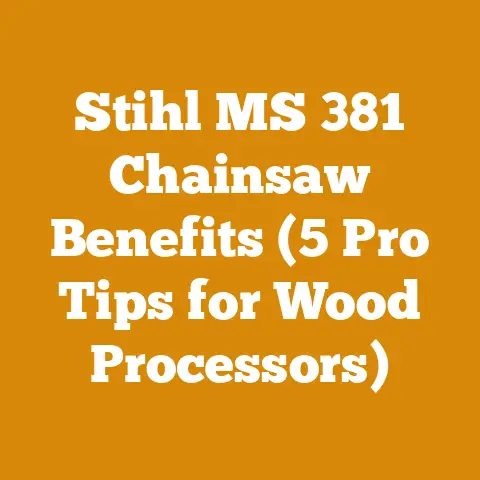 Stihl MS 381 Chainsaw Benefits (5 Pro Tips for Wood Processors)