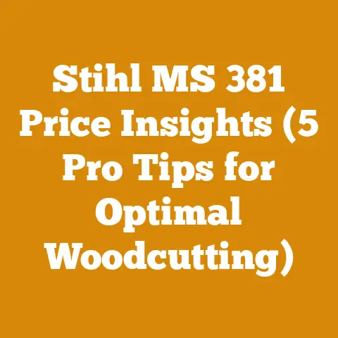 Stihl MS 381 Price Insights (5 Pro Tips for Optimal Woodcutting)