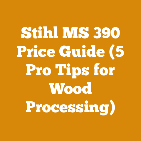 Stihl MS 390 Price Guide (5 Pro Tips for Wood Processing)