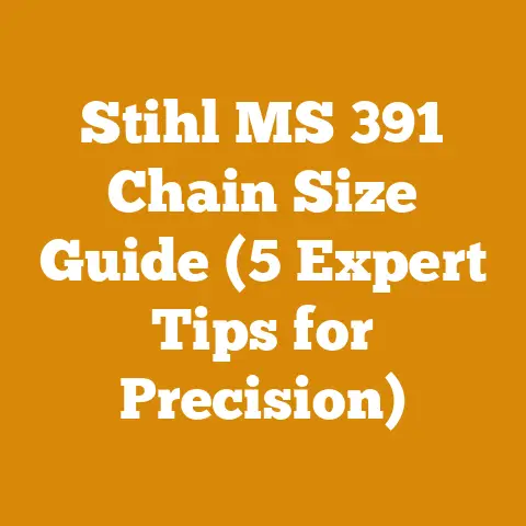 Stihl MS 391 Chain Size Guide (5 Expert Tips for Precision)
