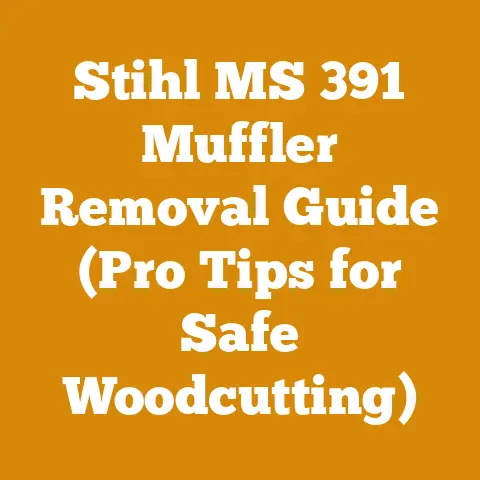 Stihl MS 391 Muffler Removal Guide (Pro Tips for Safe Woodcutting)