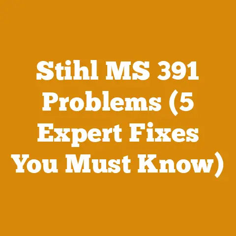 Stihl MS 391 Problems (5 Expert Fixes You Must Know)