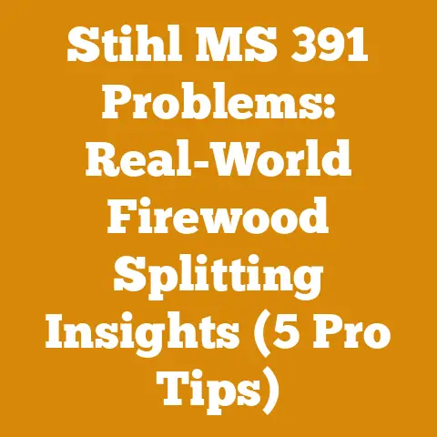 Stihl MS 391 Problems: Real-World Firewood Splitting Insights (5 Pro Tips)