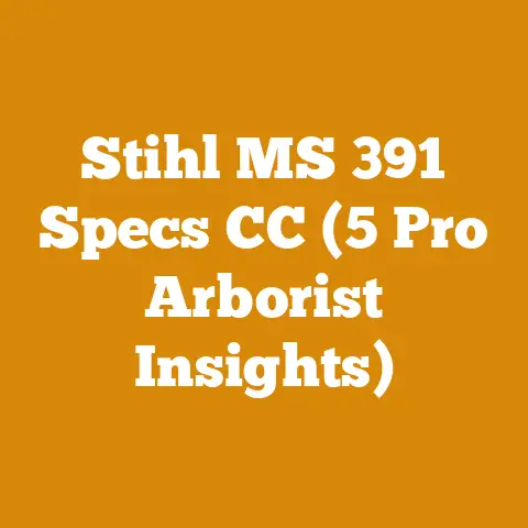 Stihl MS 391 Specs CC (5 Pro Arborist Insights)