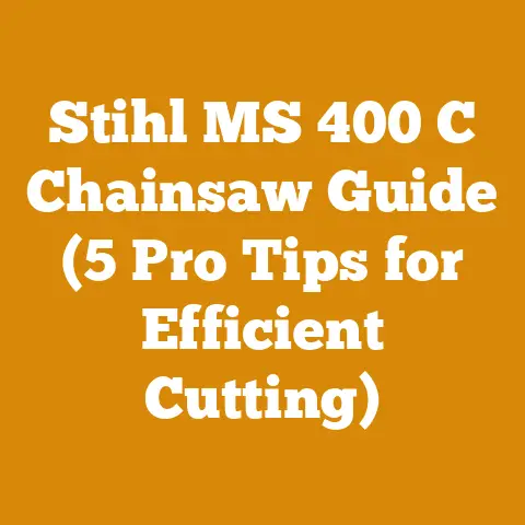 Stihl MS 400 C Chainsaw Guide (5 Pro Tips for Efficient Cutting)