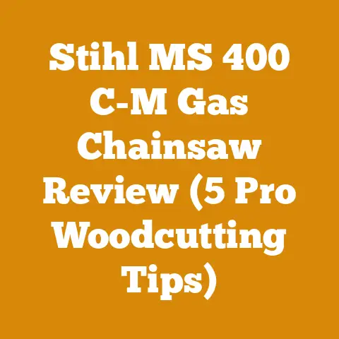 Stihl MS 400 C-M Gas Chainsaw Review (5 Pro Woodcutting Tips)