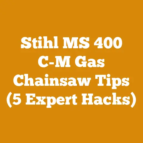Stihl MS 400 C-M Gas Chainsaw Tips (5 Expert Hacks)