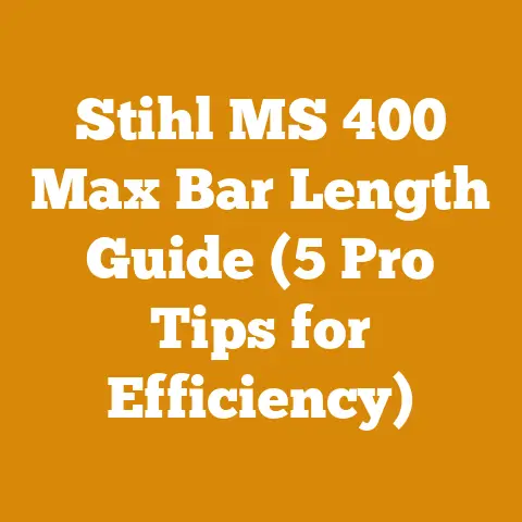 Stihl MS 400 Max Bar Length Guide (5 Pro Tips for Efficiency)