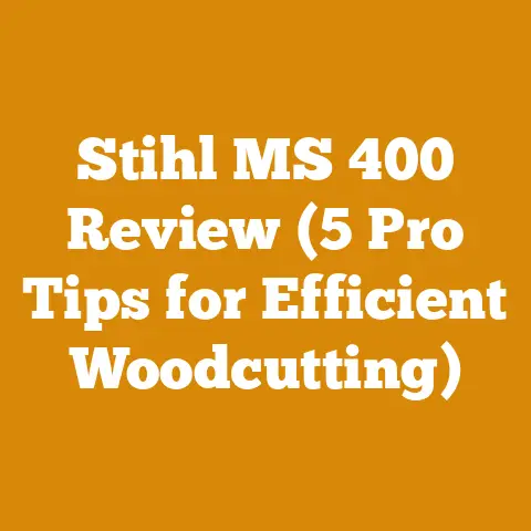 Stihl MS 400 Review (5 Pro Tips for Efficient Woodcutting)