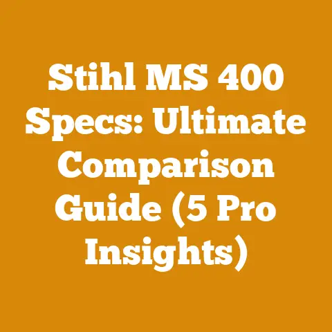Stihl MS 400 Specs: Ultimate Comparison Guide (5 Pro Insights)