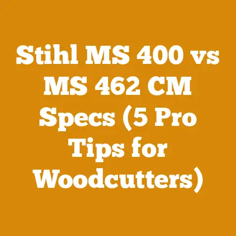 Stihl MS 400 vs MS 462 CM Specs (5 Pro Tips for Woodcutters)