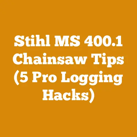 Stihl MS 400.1 Chainsaw Tips (5 Pro Logging Hacks)
