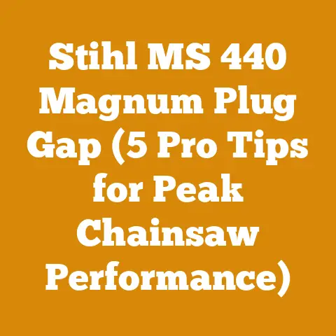 Stihl MS 440 Magnum Plug Gap (5 Pro Tips for Peak Chainsaw Performance)