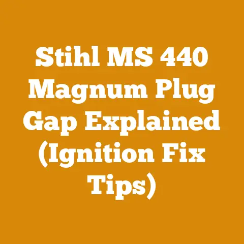 Stihl MS 440 Magnum Plug Gap Explained (Ignition Fix Tips)