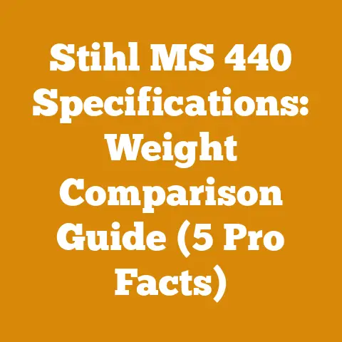 Stihl MS 440 Specifications: Weight Comparison Guide (5 Pro Facts)