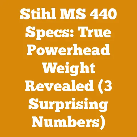 Stihl MS 440 Specs: True Powerhead Weight Revealed (3 Surprising Numbers)