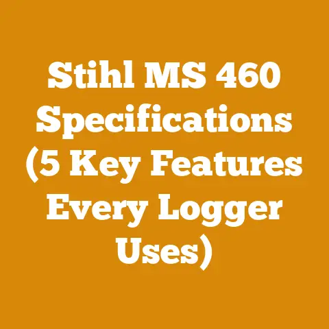 Stihl MS 460 Specifications (5 Key Features Every Logger Uses)