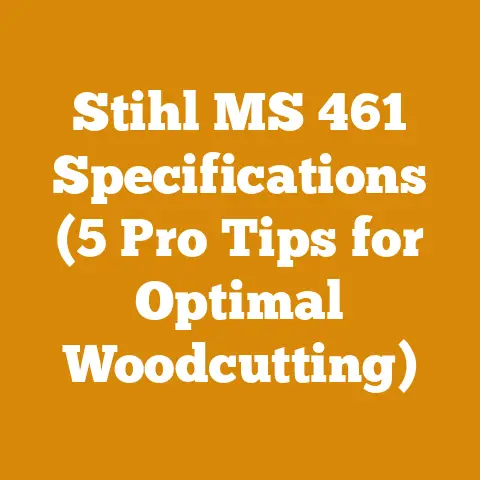 Stihl MS 461 Specifications (5 Pro Tips for Optimal Woodcutting)
