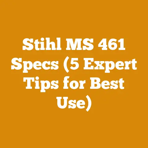 Stihl MS 461 Specs (5 Expert Tips for Best Use)