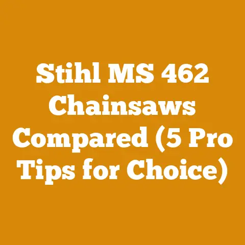 Stihl MS 462 Chainsaws Compared (5 Pro Tips for Choice)