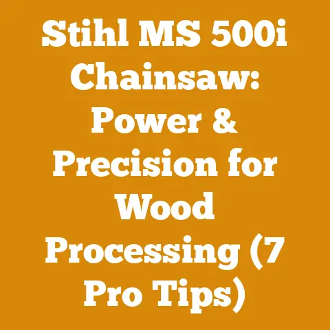 Stihl MS 500i Chainsaw: Power & Precision for Wood Processing (7 Pro Tips)