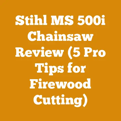 Stihl MS 500i Chainsaw Review (5 Pro Tips for Firewood Cutting)