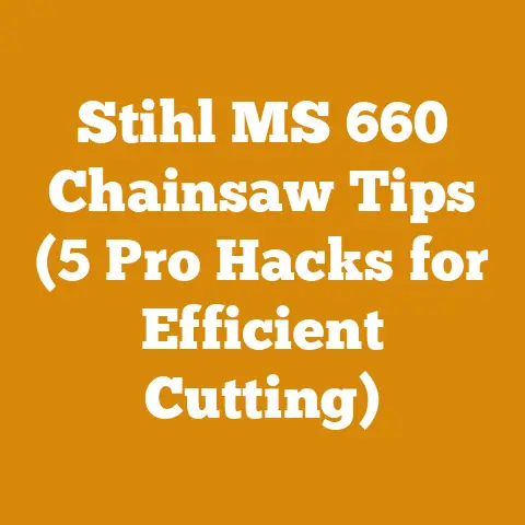 Stihl MS 660 Chainsaw Tips (5 Pro Hacks for Efficient Cutting)
