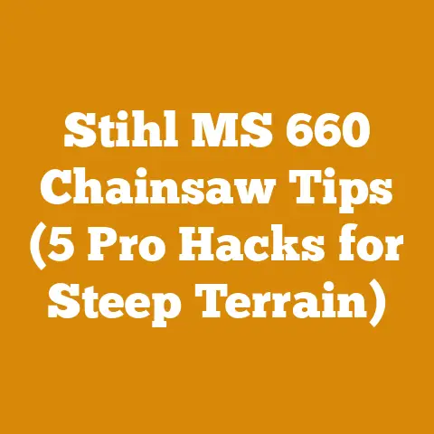 Stihl MS 660 Chainsaw Tips (5 Pro Hacks for Steep Terrain)