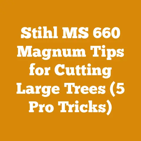 Stihl MS 660 Magnum Tips for Cutting Large Trees (5 Pro Tricks)