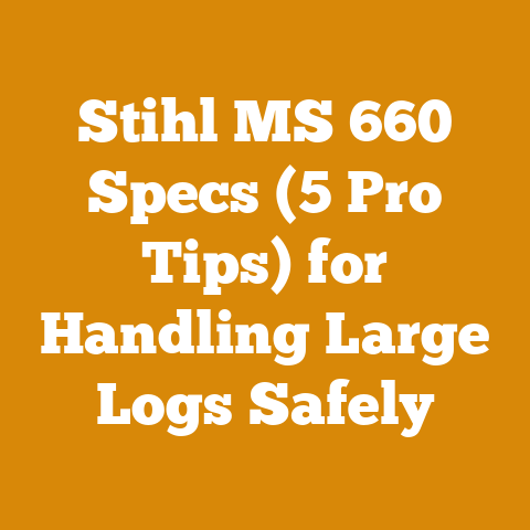 Stihl MS 660 Specs (5 Pro Tips) for Handling Large Logs Safely